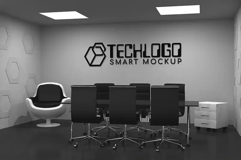 موکاپ لوگو TECHLOGO