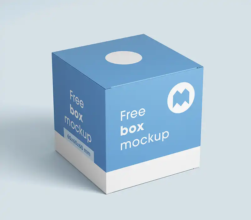 موکاپ Free Box blue