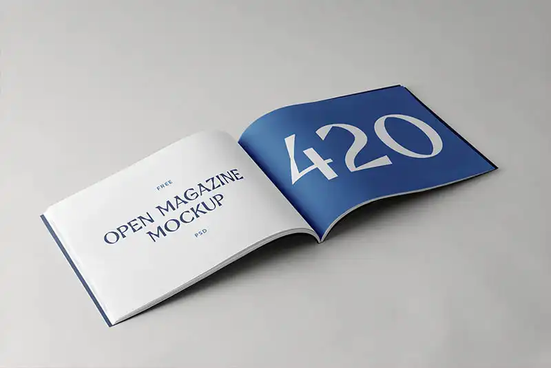 موکاپ OPEN MAGAZINE