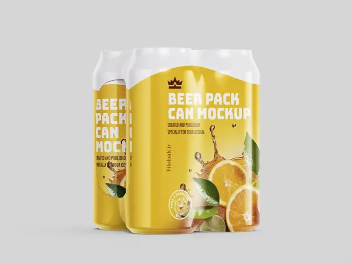 موکاپ BEER PACK
