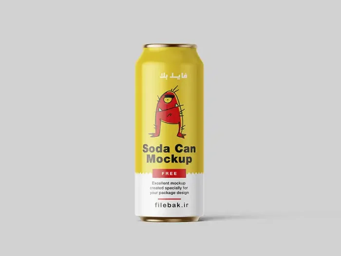 موکاپ soda can