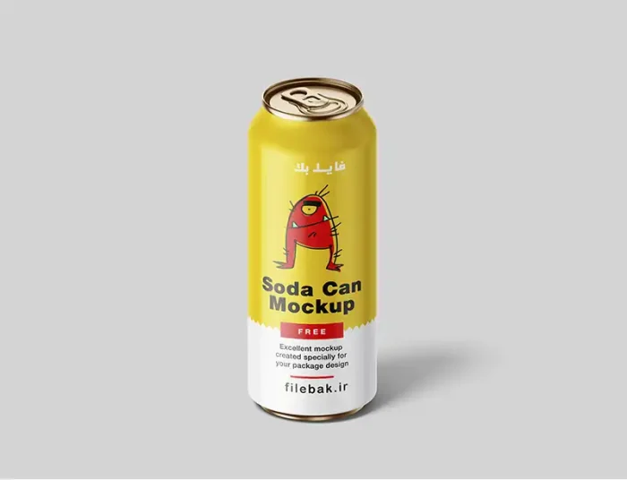موکاپ soda can
