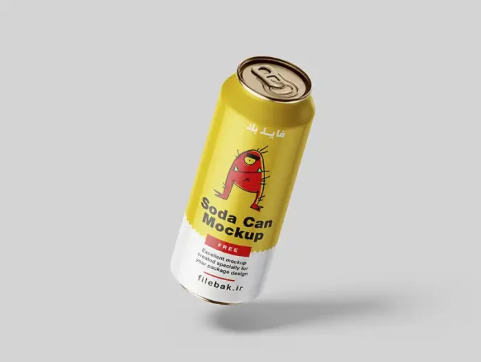 موکاپ soda can