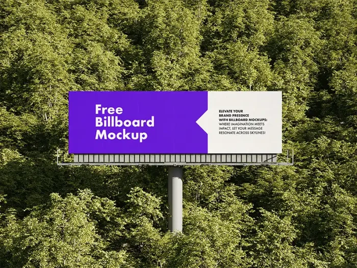 موکاپ Billboard Trees