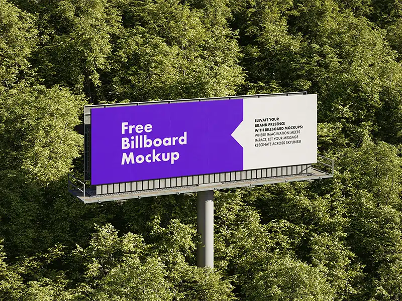 موکاپ Billboard Trees