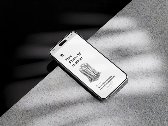 موکاپ Free iPhone 15