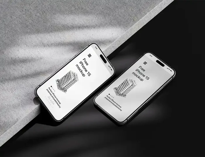 موکاپ Free iPhone 15