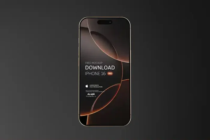 موکاپ موبایل iPhone16Pro
