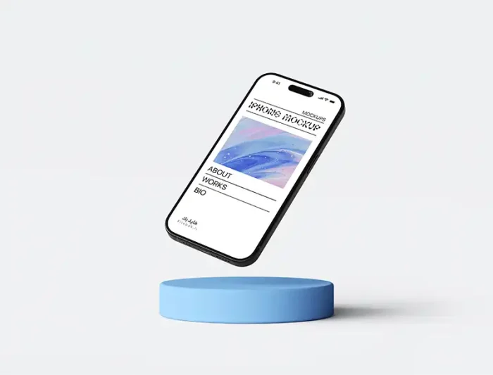 موکاپ iPhone black