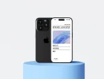 موکاپ iPhone black