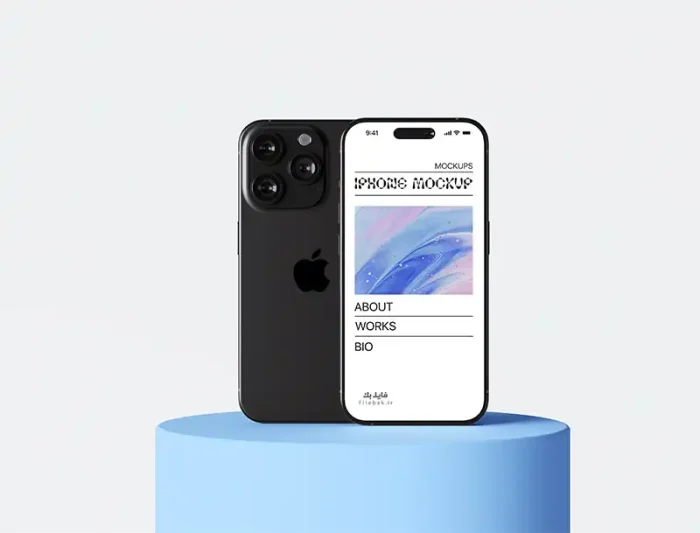 موکاپ iPhone black