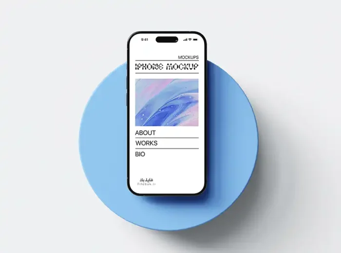 موکاپ iPhone black