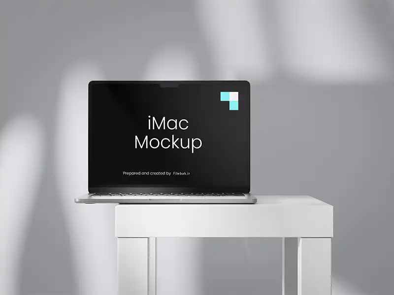 موکاپ iMac سیلور