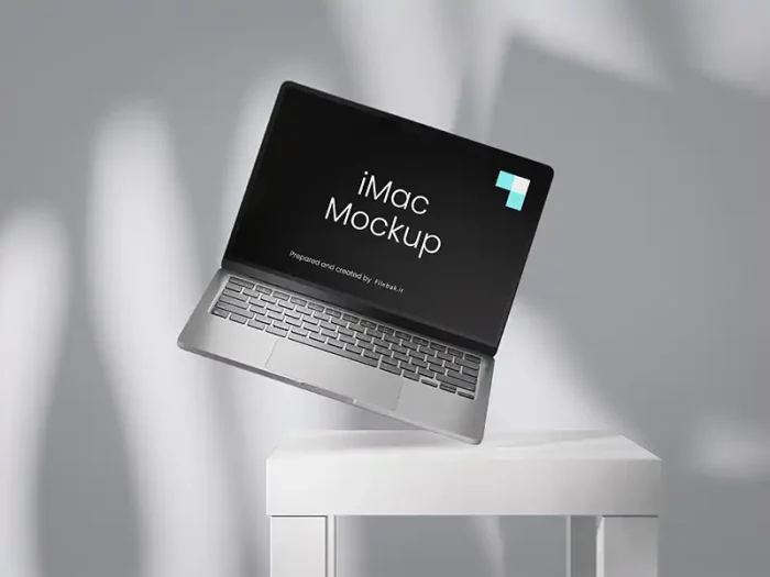 موکاپ iMac سیلور