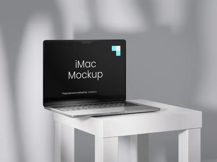 موکاپ iMac سیلور