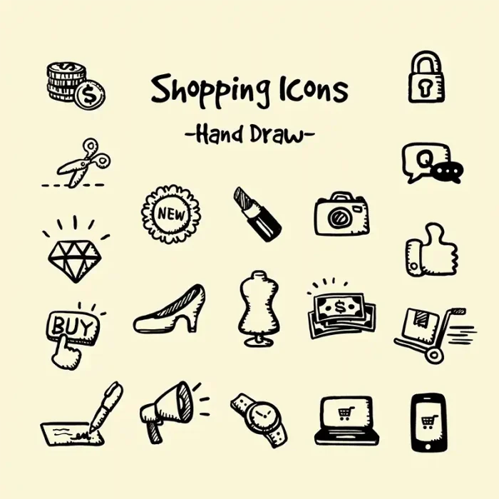 آیکون هایلایت shopping icons
