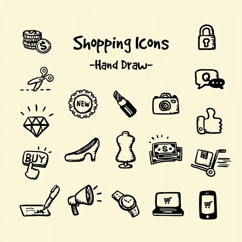 آیکون هایلایت shopping icons