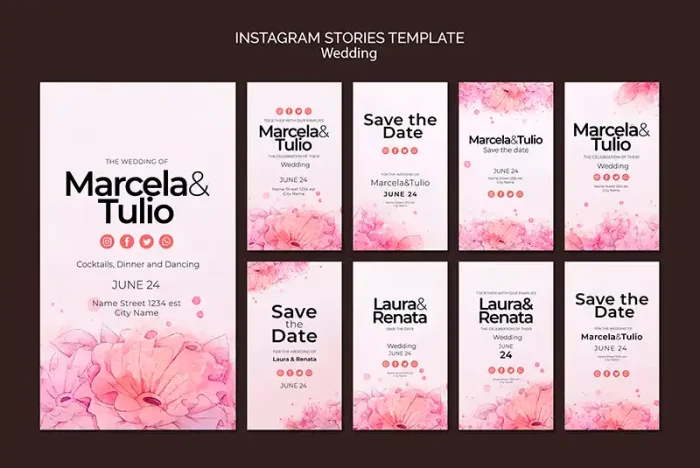 بک گراند wedding isntagram